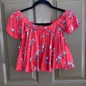 Chelsea & Violet Red crop top